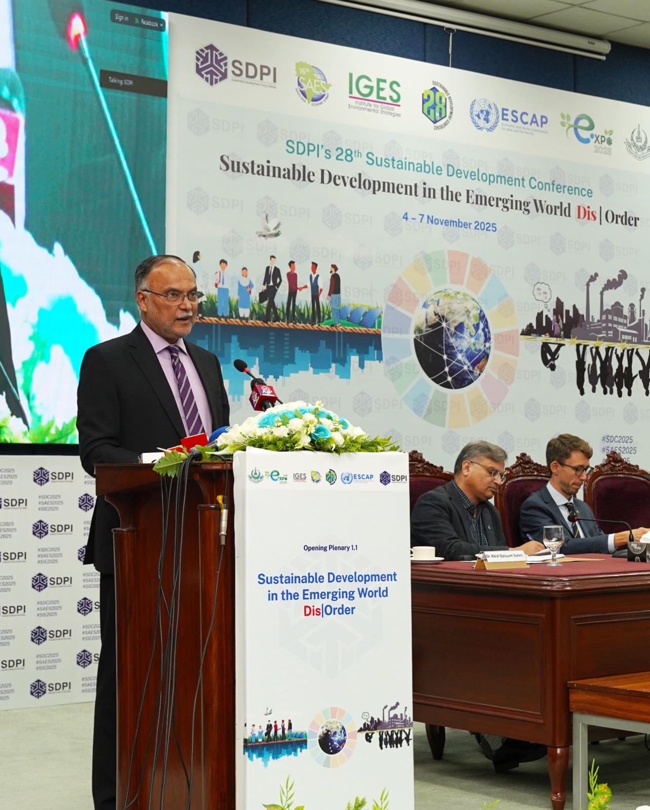 Federal Minister Prof Ahsan Iqbal Urges Global South Compact for Sustainable Development and Global Financial Reform at 28th Sustainable Development Conference