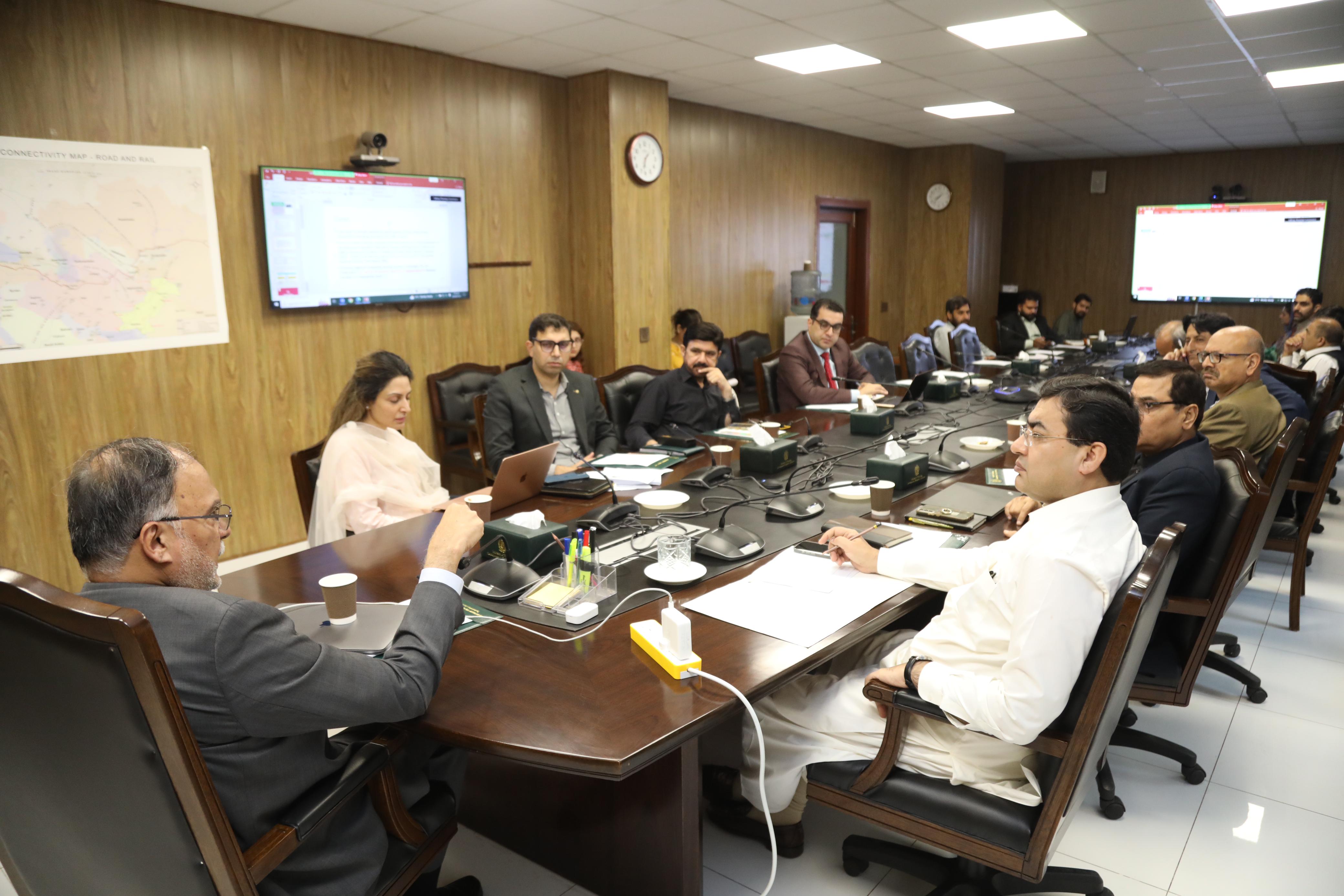 *Review Meeting on the Implementation and Strategy of the 5Es Framework Held under the Chairmanship of Federal Minister for Planning, Development, and Special Initiatives Ahsan Iqbal*