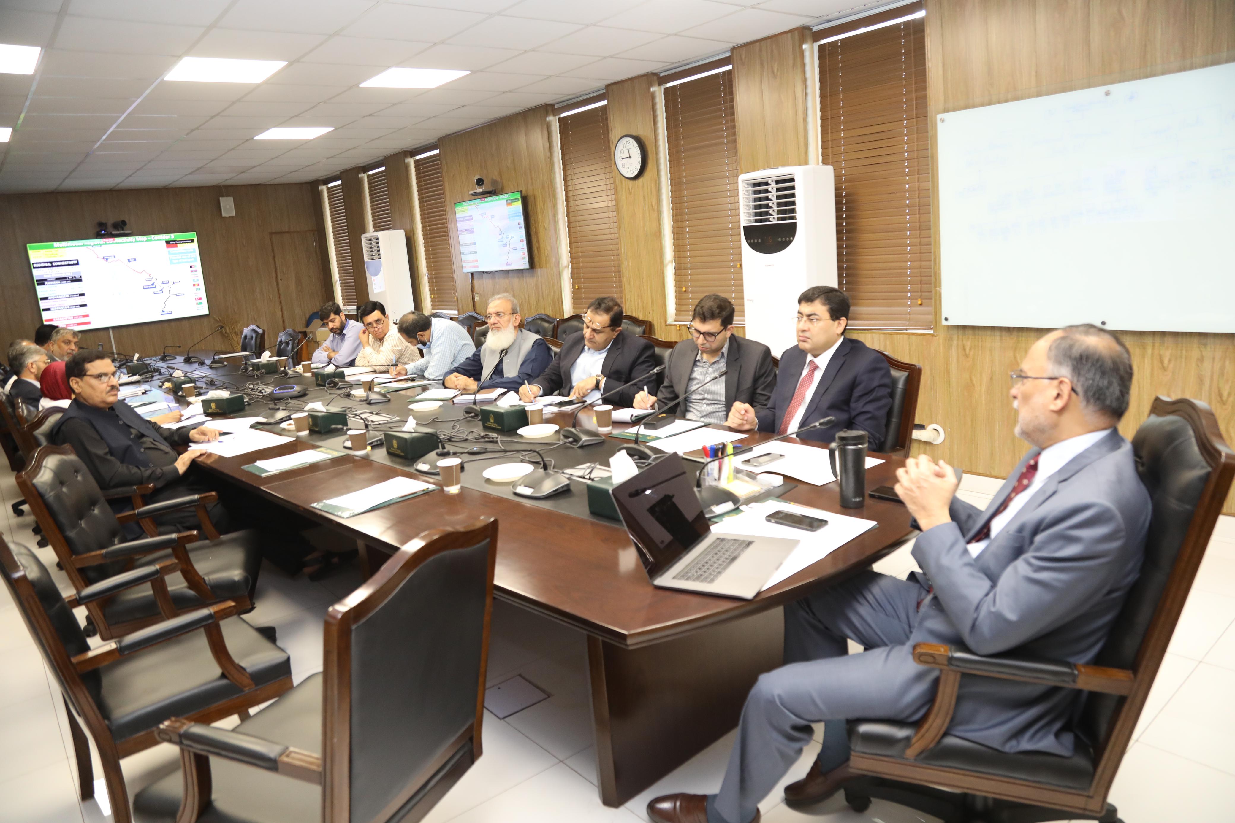 Federal Minister for Planning Development & Special Initiatives, Ahsan Iqbal, chaired a meeting today to review the road and rail connectivity plans with Central Asian States and Europe. 