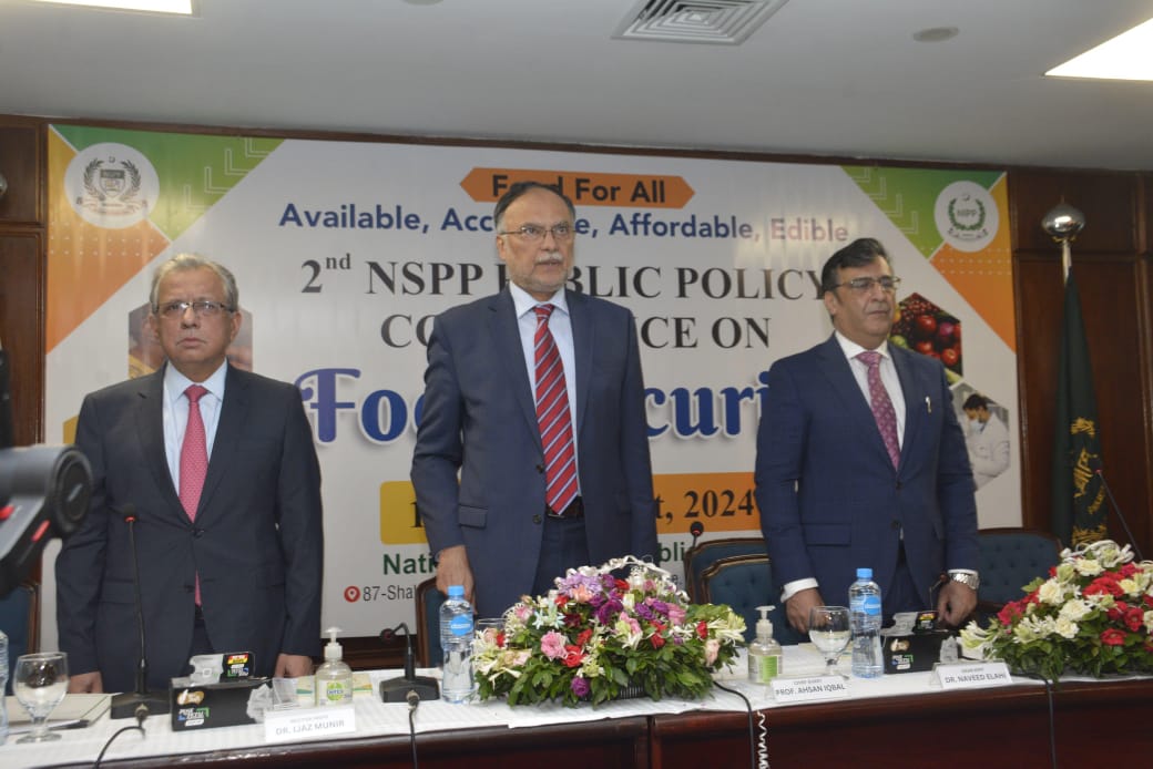 Food security, water scarcity and unplanned population growth biggest problems faced by the country,  says Ahsan Iqbal