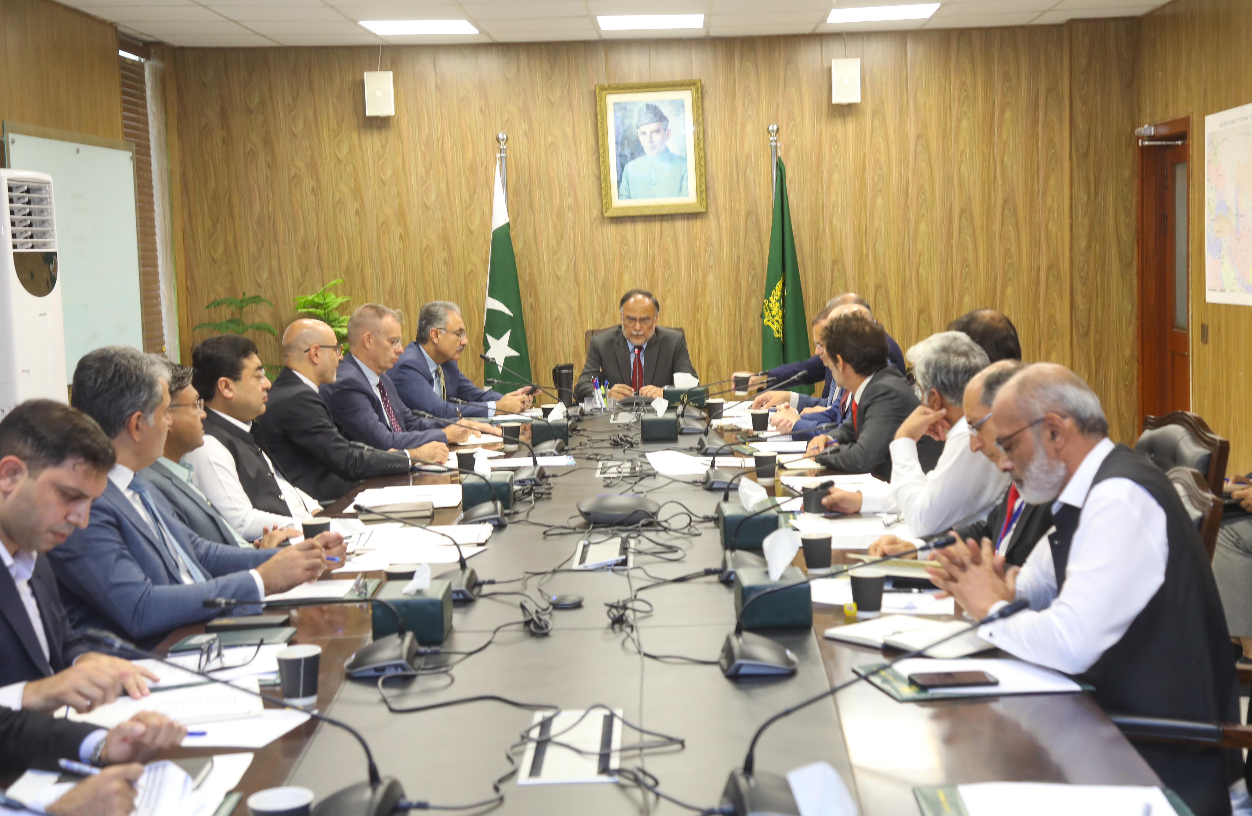 Federal Minister for Planning, Development & Special Initiatives, Ahsan Iqbal, chaired the 4th meeting of the Policy and Strategy Committee (PSC) and the Oversight Board on Post-Flood Reconstruction Activities.