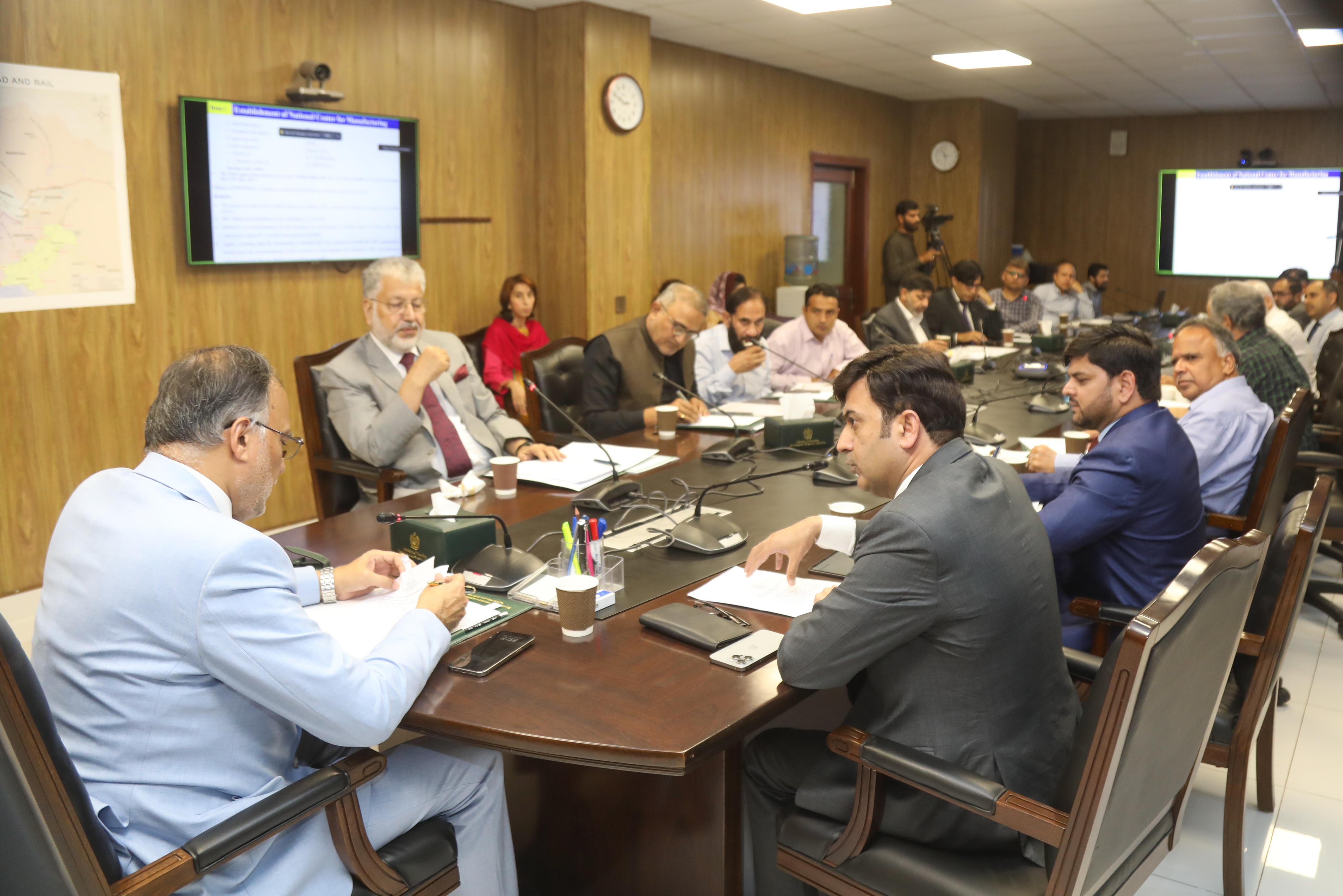 Planning Minister Prof. Ahsan Iqbal Chairs Progress Review Meeting on Centers of Excellence and Key National Projects