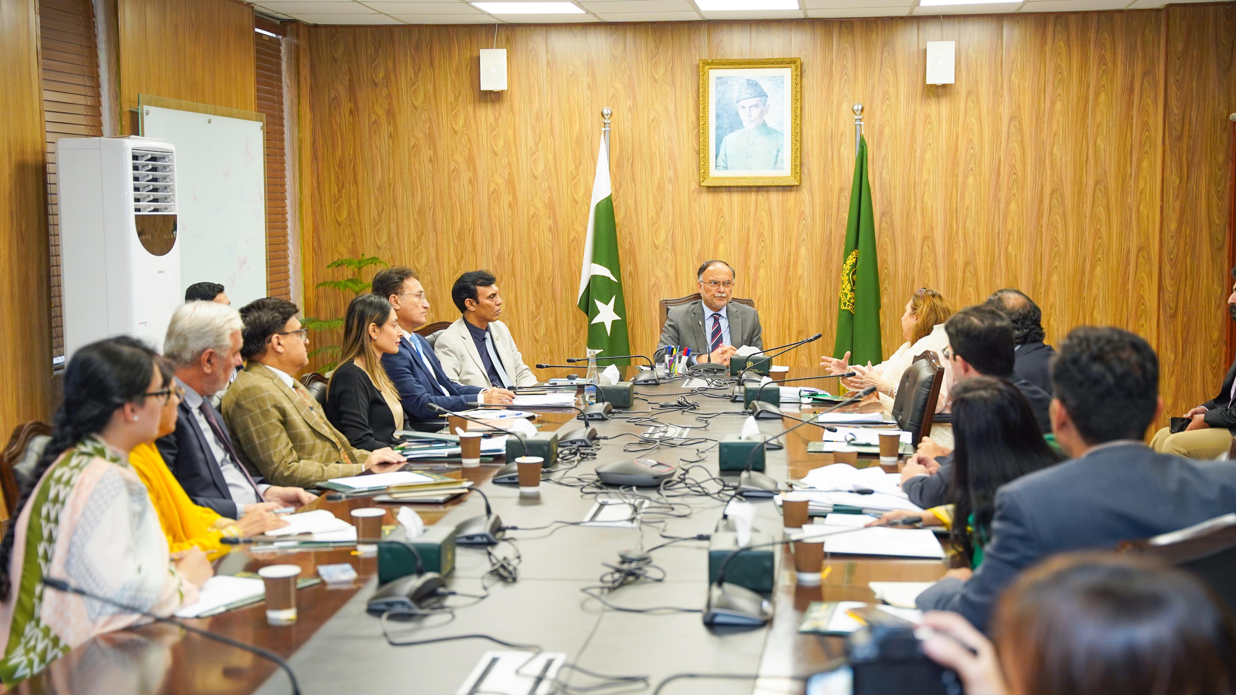 Federal Minister for Planning Ahsan Iqbal Chairs Progress Review Meeting on CPEC Projects