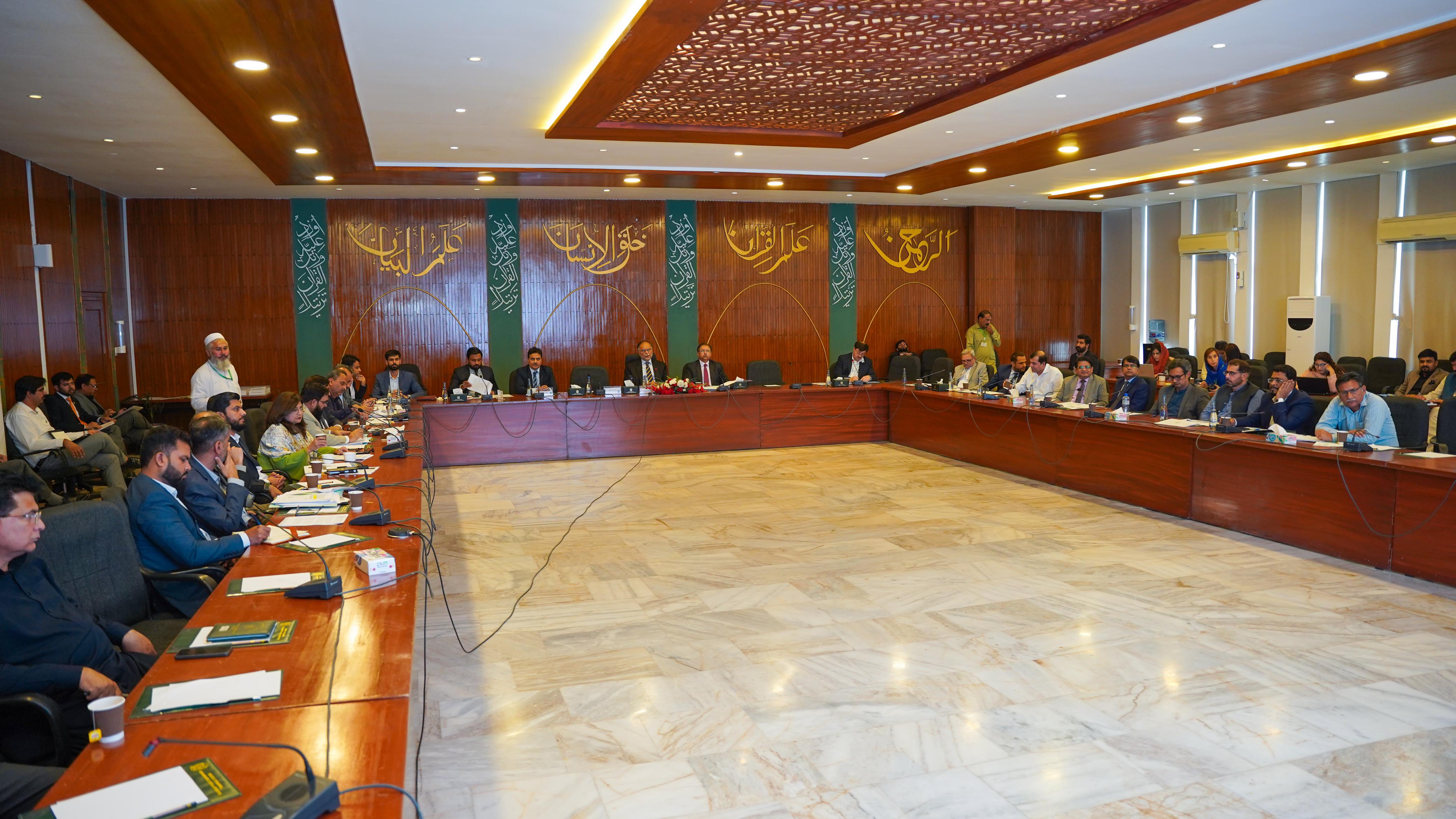 Planning Minister Prof. Ahsan Iqbal Presides Over National Price Monitoring Committee Meeting to Address Inflation Control and Price Stability.