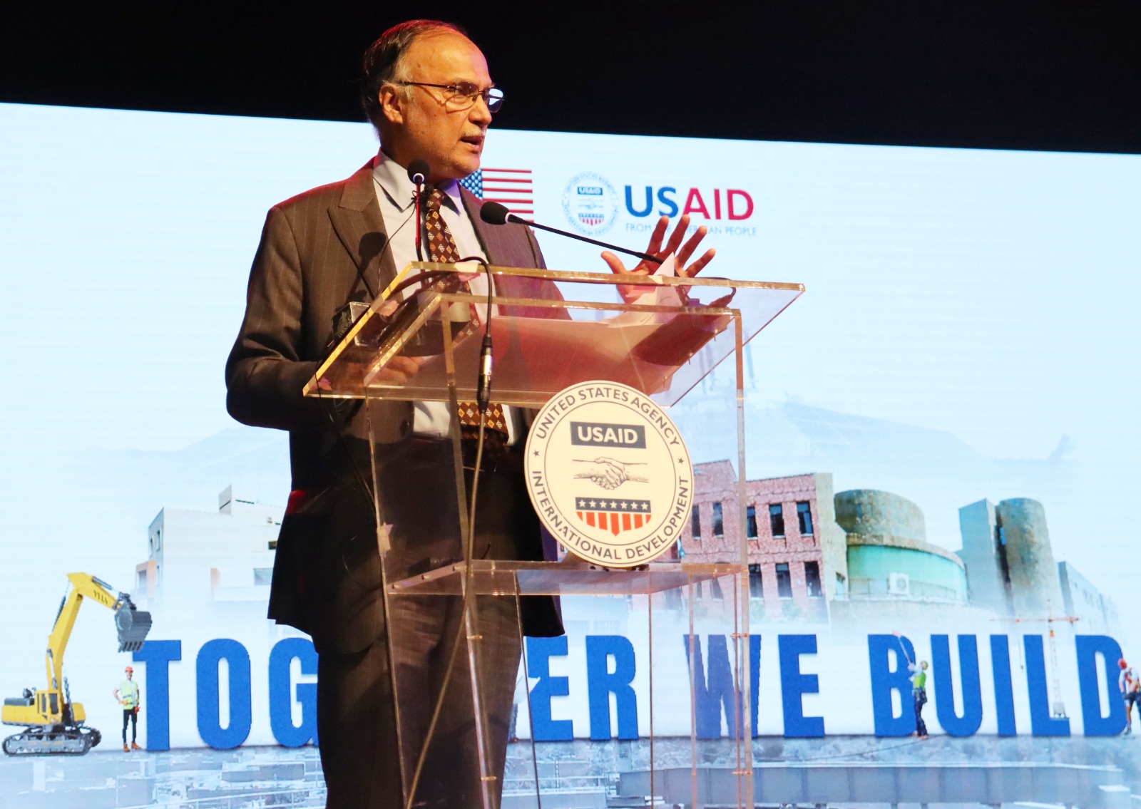 Federal Minister for Planning, Development & Special Initiatives, Ahsan Iqbal, addressed an event organized by USAID in Islamabad
