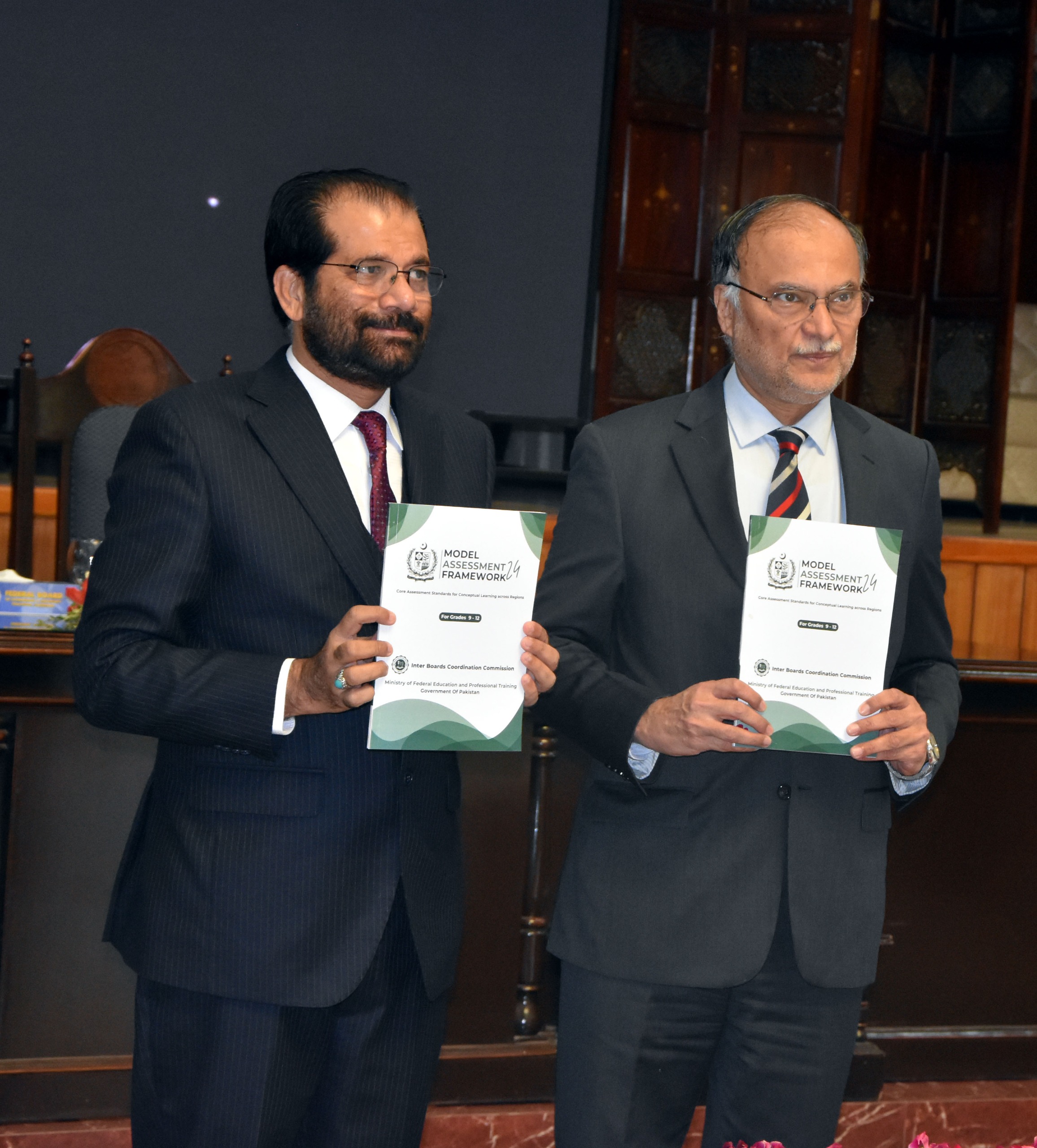 Federal Minister Ahsan Iqbal Addresses the Launching Ceremony of Model Assessment Framework Organized by Inter Board Coordination Commission (IBCC)