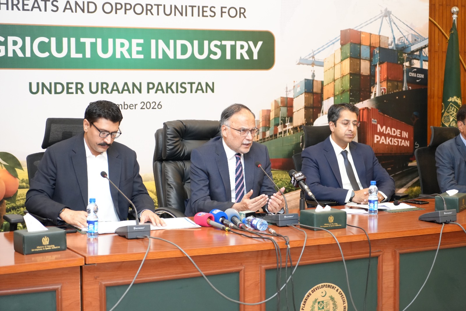 Govt, Agriculture Sector to Develop High-Value Export Roadmap; Minister Ahsan Iqbal Calls for Shift from Raw Commodity to Value-Added, Certified and Branded Exports