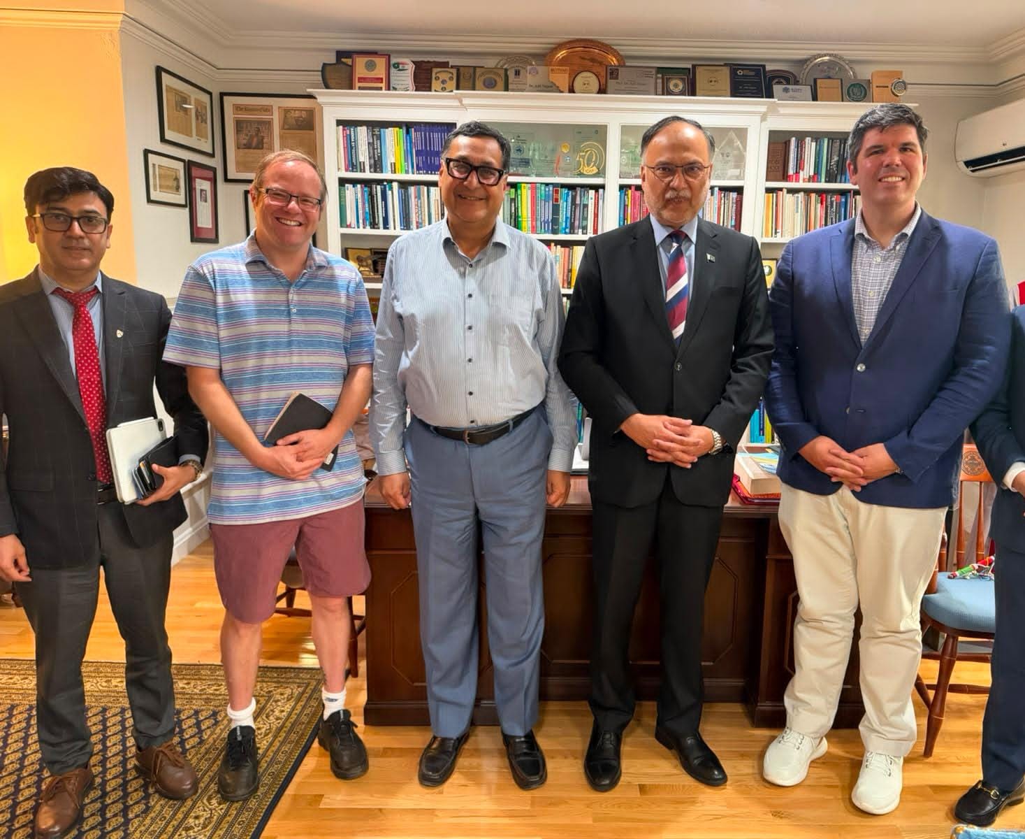 Ahsan Iqbal seeks strategic partnerships with Boston University and Harvard institutions to advance Pakistan's knowledge economy and innovation agenda