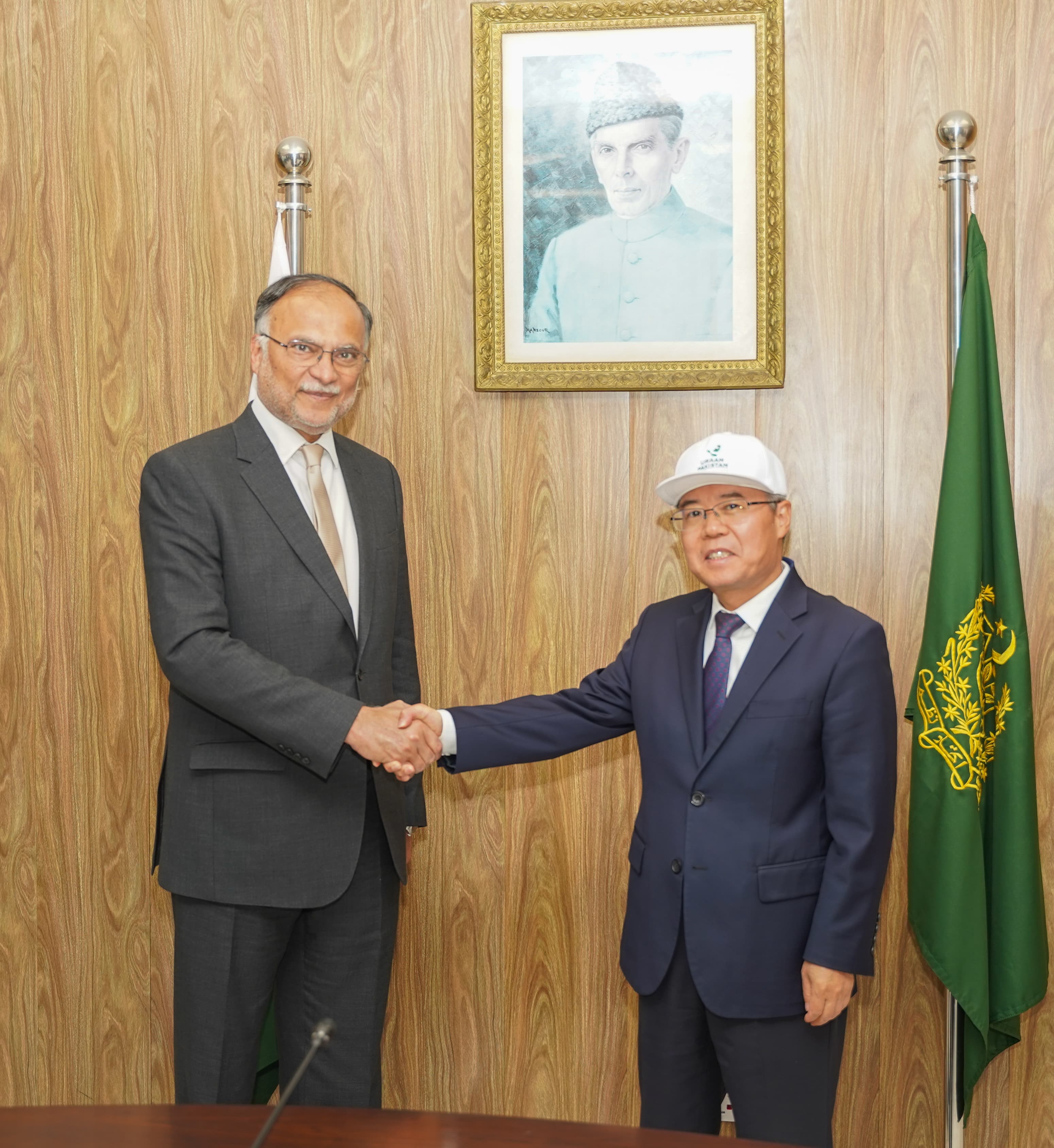 Ahsan Iqbal and Chinese ambassador discuss future areas of collaboration
