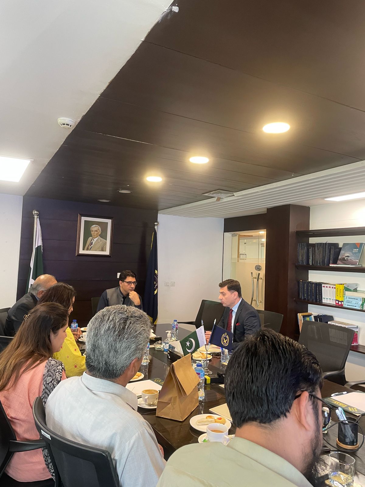 Dr Sohaib, Member PSD, Meets Syed Aftab Haider, CEO, Pakistan Single Window